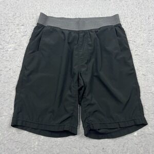Prana Super Mojo Shorts II Mens Small Black Unlined Stretch Training Climb 29x9"